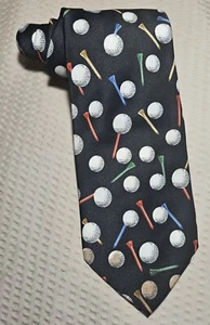 Golf Tie 58" Palline e T-shirt da Golf, Sfondo Nero, Parquet Golf ⛳️ - Foto 1 di 5