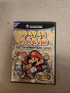 Paper Mario The Thousand-Year Door - GameCube - CIB & Black Label Box - Picture 1 of 4