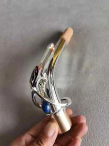 Silver Plated Alto Saxophone Bent Neck E Flat Alto Saxophone Bent Neck - Picture 1 of 17