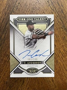 Tim Anderson 2023 Topps Tier One Talent On Card Auto 093/249 White Sox - Picture 1 of 1