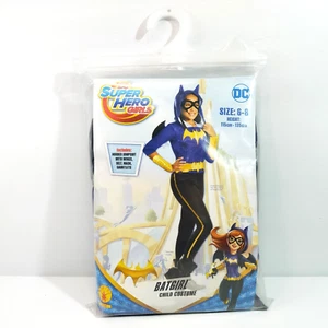 DC Super Hero Girls Bat Girl Child Costume Size 6-8 Height 115cm-135cm Brand New - Picture 1 of 8