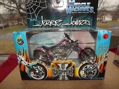 West Coast Choppers Jesse James Sturgis Special 1104-18-01 Muscle Machines 1:18 - Image 1 of 3