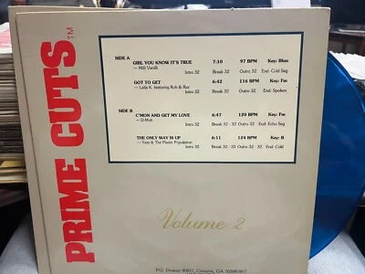 PRIME CUTS BEST OF 2 LP MILLI VANILLI B52'S DEAD OR ALIVE S EXPRESS YAZZ (BLUE) - Image 1 of 2