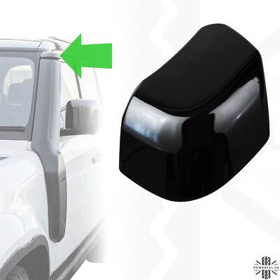 Tapa superior negra brillante de snorkel para Land Rover Defender L663 sombrero de admisión de aire elevado - Imagen 1 de 4