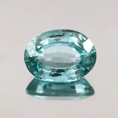 AAA+ Natürlich Makellos Ceylon Grün Spinell Lose Edelstein Oval Schliff 12x9 MM - Bild 1 von 4