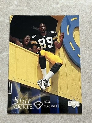 1997 Upper Deck Star Rookie #22 Will Blackwell RC NFL Pittsburgh Steelers - Image 1 of 2