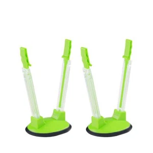 Baggy Rack-Pack of 2 Bag Holder for Plastic Bags, Plastic bag bracket, No-hands - Picture 1 of 6