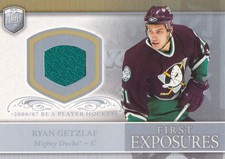 2006-07 Be A Player Portraits Hockey Exposure JERSEY Ryan Getzlaf