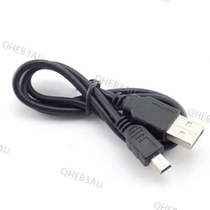USB A Male to Mini 5 Pin B Data Charging Cable Wires Adapter DS PC Camera 10H - Afbeelding 1 van 5