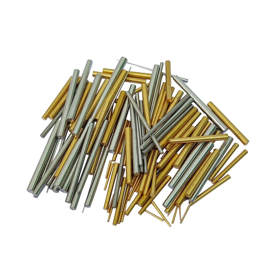Brass and Steel Clock Tapered Pins - Package of 100 Pcs - Assorted Sizes - Image 1 of 1