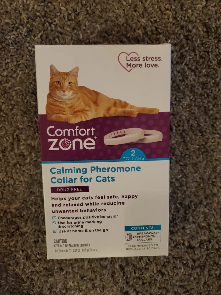 Comfort Zone Calming Pheromone Collar For Cats 2pk - Image 1 of 1