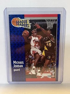 1991-92 Fleer - League Leaders #220 Michael Jordan - Chicago Bulls - NM MT - Bild 1 von 2
