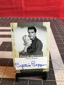 2007 Press Pass Elvis The Music Cynthia Pepper Autograph Card 27/50 Very Rare!!! - Picture 1 of 5