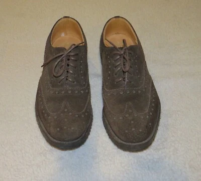 Church's Fairfield Brown Suede Leather Wingtip Brogues US Size 6.5G - Image 1 of 4
