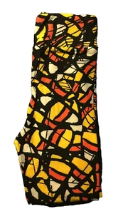 NWT LuLaRoe Kids' S/M Halloween BLACK Leggings with Candy Corn - Picture 1 of 2