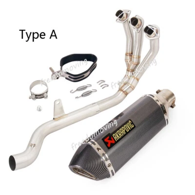 For Triumph Trident 660 2021-2023 Tiger 660 Sport Exhaust System Slip On Muffler - Image 1 of 4