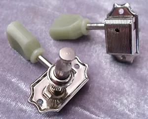 NICKEL OLD STYLE MASCHINENKÖPFE FÜR GITARRE - TUNER - Bild 1 von 4