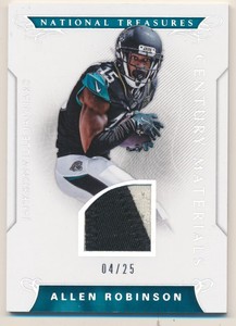 2016 National Treasures Century Materials Prime Holo Silver #6 Allen Robinson