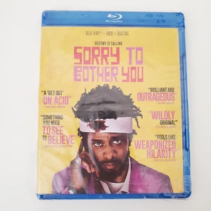 Sorry to Bother You (Blu-ray, 2017) New/Sealed- Frayed Plastic See Pictures - Picture 1 of 4