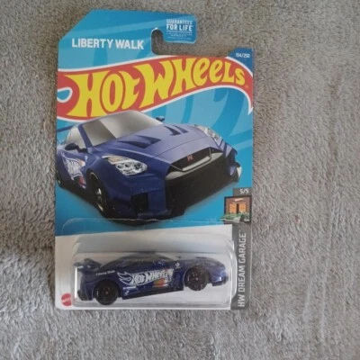 Hot Wheels 1/64 压铸 HW Dream Garage 蓝色 LB 剪影作品 GT 日产 35GT — 第 1/2 张图片
