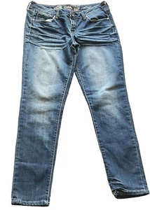 REFUGE Women's Jeans Size 12 30 x 29 Glam Ultra Skinny Denim Pants 5 Pockets - Picture 1 of 6