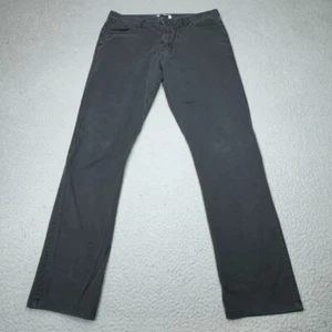Buck Mason Pants Men 33x31 Gray Chino Vintage Canvas Solid 5 Pocket Pant BM14005 - Picture 1 of 24