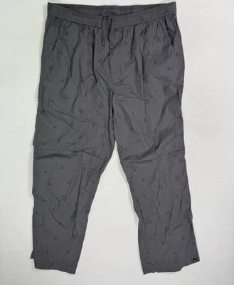 Pantalones prAna Para Hombres 2XL Pijama Salón Camping Estampado Algodón Orgánico Cordón Foto 1 de 4