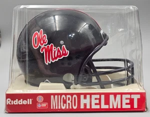 Riddell Micro Casco da Collezione College Football Ole Miss Rebels Mississippi - Foto 1 di 8