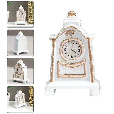 Mini House Desk Clock Simulation Pendulum Clock Model Pretend Play Toy Kids Toy - Image 1 of 4