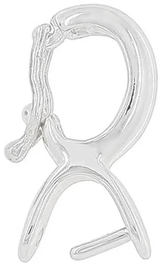 Усилитель жемчуга серебро упаковка 6 шт. 18 x 5 мм с защемлением для драгоценных камней новый из старых запасов - Изображение 1 из 4