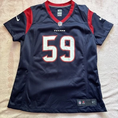 NWOT Women's XL Nike On Field NFL Houston Texans Kenyon Green #59 Jersey Blue - Image 1 of 4