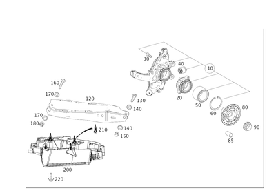 Genuine Mercedes-Benz Hexalobular Head Screw 001-990-42-03 - Image 1 of 2