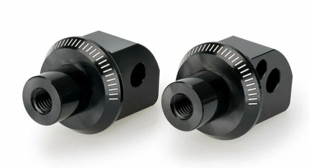 Adaptadores de estriba de pasajero Puig negro 20838N para Yamaha MT-09/MT-09 SP 2021-2024 Foto 1 de 1