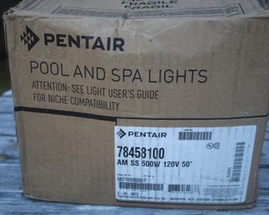 Pentair 78458100 Amerilite 500 W WEISS Glühlampe Pool oder SPA Licht 50' KABEL - Bild 1 von 8