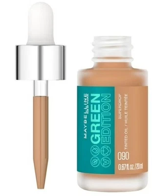 2x Maybelline Green Edition Superdrop Tinted Oil Makeup, Adjustable Coverage #90 - Image 1 of 4