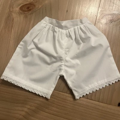 American Girl Pleasant Company White Bloomers Pantaloons Underwear 1993 - Image 1 of 3