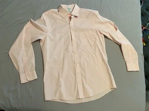 Brooks Brothers Men’s Button Down Shirt, 15.5/34, Light Pink - Picture 1 of 9