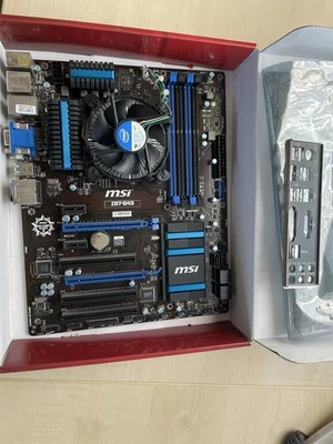 Gaming Mainboard MSI Z87-G43 + CPU Intel Core I5 4570 LGA 1150 DDR3 - Bild 1 von 2