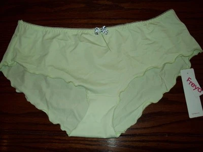 NUEVO CON ETIQUETAS FREYA CHEEKY LECHUGA BORDE PIERNA HIPSTER NYLON AA4236 PISTACHO M L  Foto 1 de 2