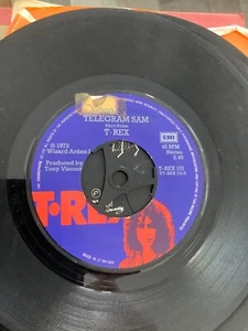 T.Rex. Telegram Sam 7” vinyl. 1972. EMI records… - Picture 1 of 3