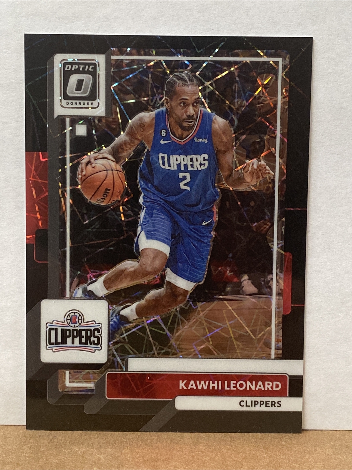 2022-23 Donruss Optic Black Velocity #118 Kawhi Leonard /39