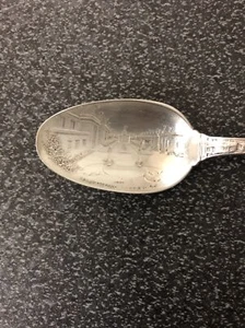 Cuchara antigua de recuerdo de plata esterlina de Virginia de 2 caras 6"" RM y S - Imagen 1 de 7
