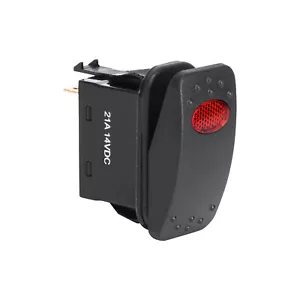 12V DC 20A SPST Power Red ON/OFF Rocker Toggle Switch for Automotive Boat - Bild 1 von 4