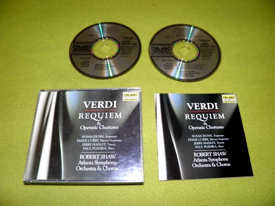 Verdi - Requiem - Susan Dunn / Diane Curry / Jerry Hadley 2xCD Telarc Box Set EX - Image 1 of 2