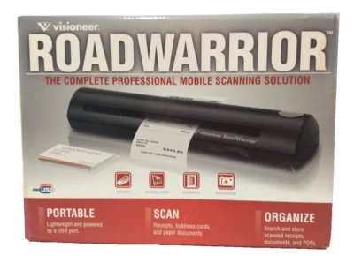 Visioneer RoadWarrior RW120-WU Professional Mobile Scanning Solution 600dpi USB - Image 1 of 4