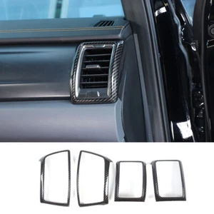 For Ford Ranger Everest 2017-2022 Carbon Dashboard Air Condition Vent Cover New - Picture 1 of 5