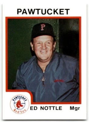1987 ProCards Ed Nottle Pawtucket Red Sox #72 - Image 1 of 2