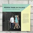 1957 Modern Travel By Pullman Railroad Poster & Advertising Fold-Out Brochure