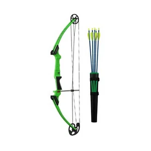 Genesis Original Bow Archery Kit, Right Hand,Green - Picture 1 of 7