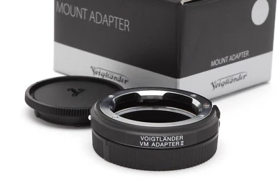 Adaptador VM Voigtlander II casi nuevo (lente VM-cámara de montaje FE, negro) #41357 Foto 1 de 4